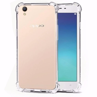 Case Anti Shock - Anti Crack Elegant Softcase for Oppo F1s / A59 - White Clear  