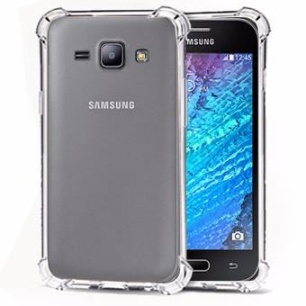Case Anti Shock / Anti Crack Elegant Softcase for Samsung Galaxy J1 2015 (J100) - White Clear  