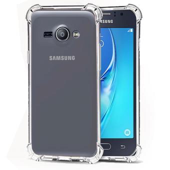 Case Anti Shock / Anti Crack Elegant Softcase for Samsung Galaxy J1 Ace - White Clear  