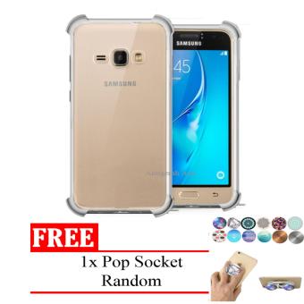 Gambar Case Anti Shock   Anti Crack Elegant Softcase for Samsung Galaxy J12016   J120   4G LTE   Clear + Free 1x Pop Socket