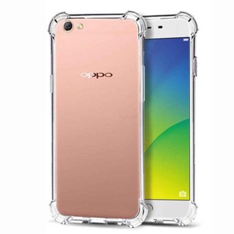 Gambar Case Anti Shock   Anti Crack for OPPO A37   Neo9   Belakang AcrilicKeras   Pinggir Silicone Soft   Clear