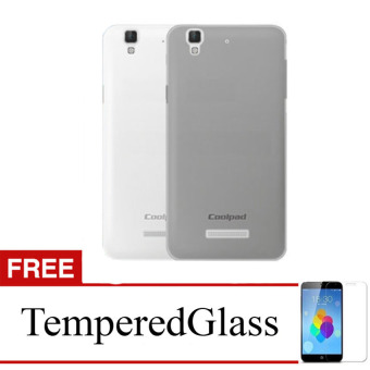 Gambar Case for CoolPad Sky 3   Abu abu + Gratis Tempered Glass   Ultra Thin Soft Case