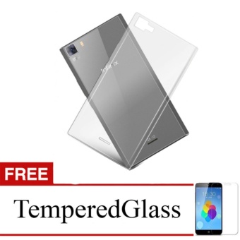 Gambar Case for Infinix Zero 4   X555   Clear + Gratis Tempered Glass  Ultra Thin Soft Case