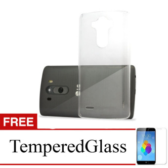 Gambar Case for LG Stylus 2   Clear + Gratis Tempered Glass   Ultra ThinSoft Case