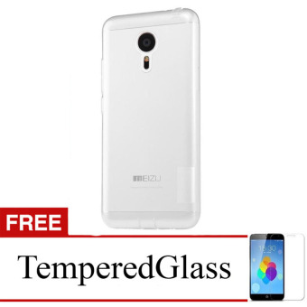 Gambar Case for Meizu M2 Note   Clear + Gratis Tempered Glass   Ultra ThinSoft Case