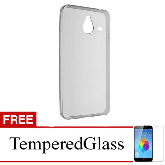 Gambar Case for Nokia Lumia 540   Abu abu + Gratis Tempered Glass   UltraThin Soft Case