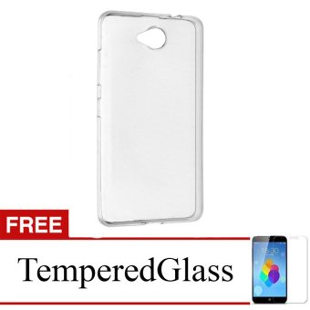 Gambar Case for Nokia Lumia 540   Clear + Gratis Tempered Glass   UltraThin Soft Case