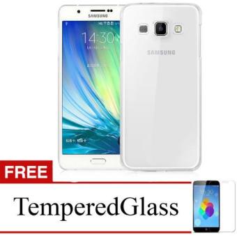 Gambar Case for Samsung Galaxy J7 Prime   Clear + Gratis Tempered Glass  Ultra Thin Soft Case