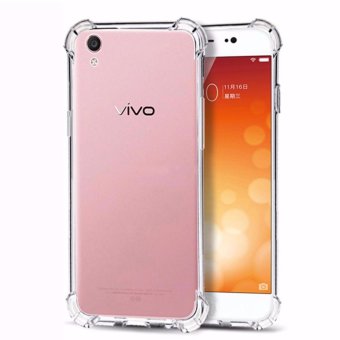 Gambar Case for Vivo Y51   Y51L   Y51T | Anti Crack   Anti Pecah   AntiShock Shockproof Elegant Softcase   Putih Bening Transparant