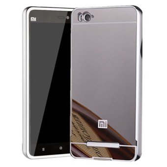 Gambar Case For Xiaomi Mi4C Bumper Slide Mirror   Silver