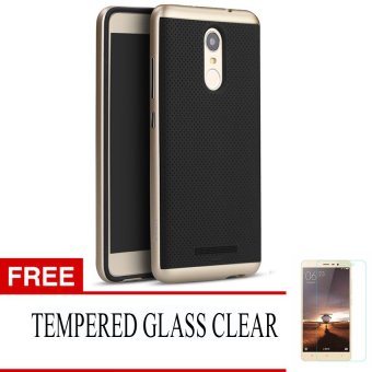 Gambar Case for Xiaomi Redmi Note 3 Neo Hybrid Series   Emas + GratisTempered Glass