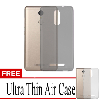 Gambar Case For Xiaomi Redmi Note 3   Redmi Note 3 Pro Ultrahin Air Case Series   Abu Tranparan + Free Ultrahin Air Case   Clear