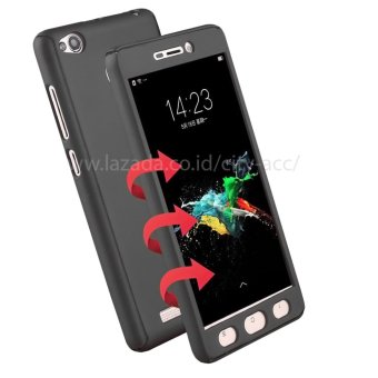 Gambar Case Front Back 360 Degree Full Protection for Xiaomi Redmi 4A   Grey + Tempered Glass