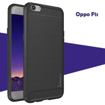 Gambar Case Ipaky Carbon Fiber for Oppo F1s Softcase Premium ShockproofTPU   Hitam