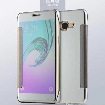 Gambar Case Plating Mirror Premium Clear View Case Cover Dormance for Samsung Galaxy J1 2016