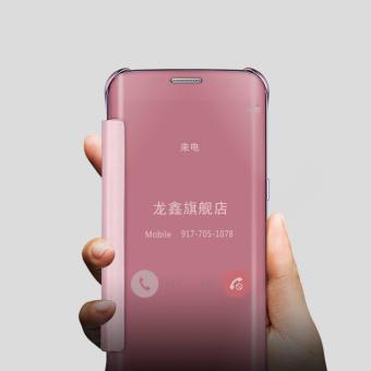 Harga Case Samsung Galaxy A5 2016 Flipcase Flip Mirror Cover S ViewTransparan Auto Lock Casing Hp Rose Gold + Free USB LED Terbaru klik gambar.