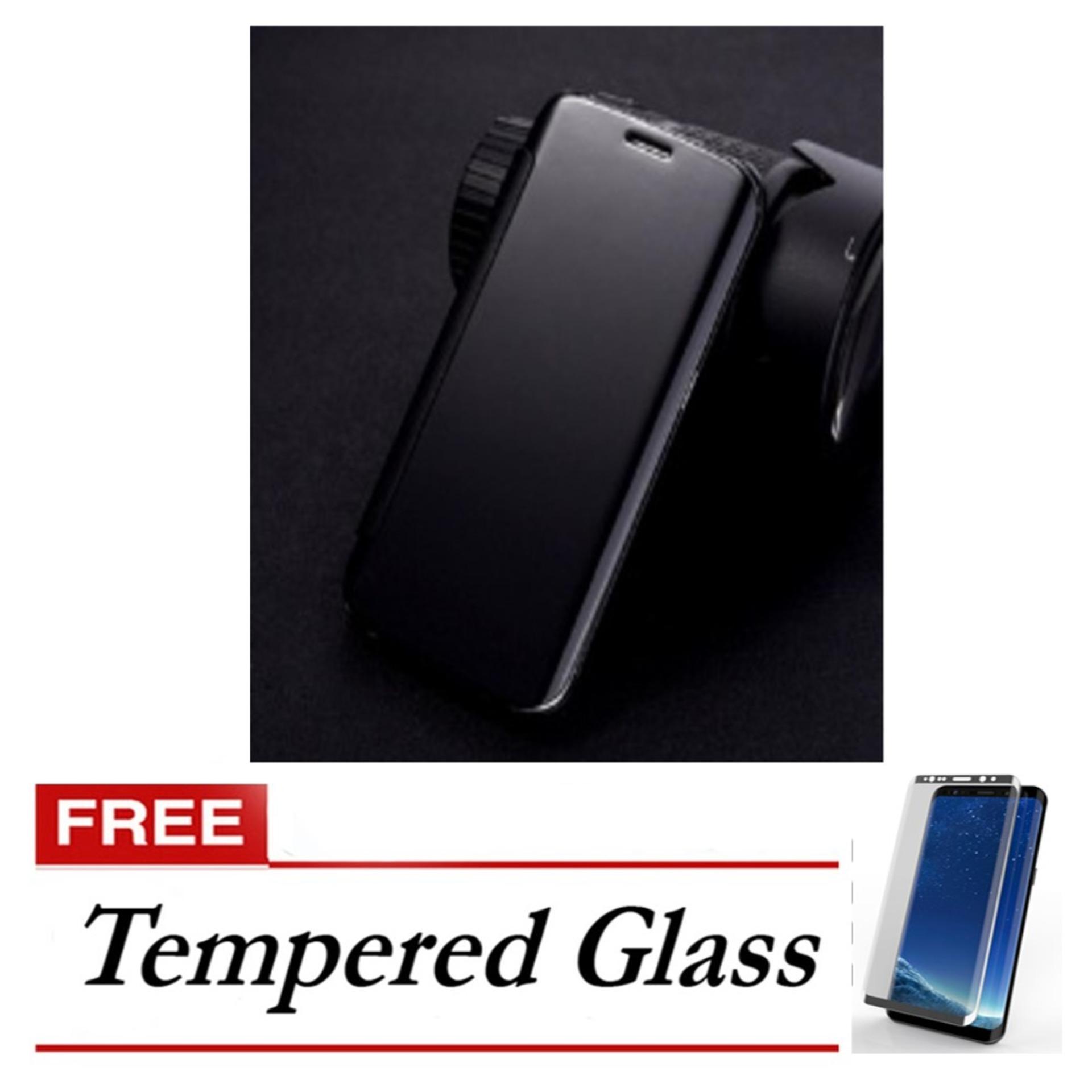 Case Samsung Galaxy S8 Plus Flipcase Flip Mirror Cover S ViewTransparan Auto Lock .