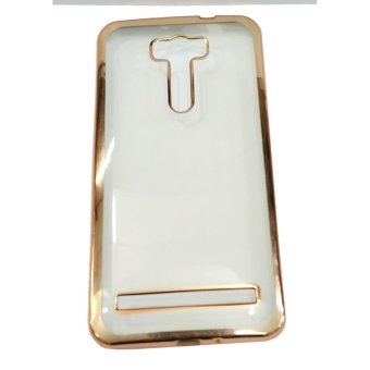 Gambar Case Shining Chrome Softcase Asus Zenfone Go B 5.5 inch ZB551KL  Gold