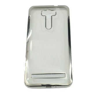 Gambar Case Shining Chrome Softcase Asus Zenfone Go B 5.5 inch ZB551KL  Silver