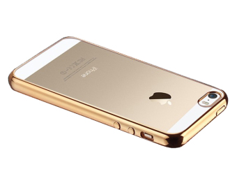 Gambar Case Silicon Jelly Case for Apple iPhone 5(Gold)