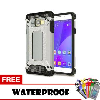 Gambar Case Tough Armor Carbon for Samsung Galaxy A5 2017 Series   Silver+ Free Waterproof