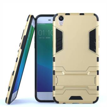 Gambar Case TPU + PC Hard Case for Oppo F1 Plus ( R9 )   Gold