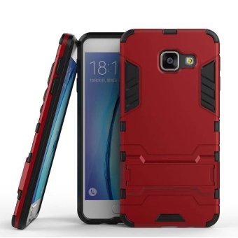 Gambar Case TPU + PC Phone Case for Samsung Galaxy J7 Prime   Merah