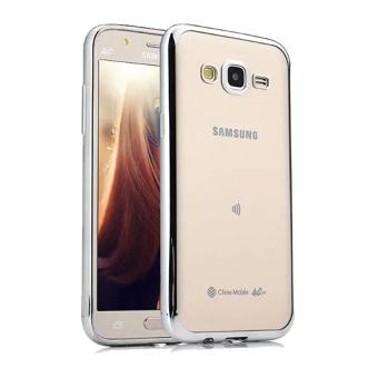 Gambar Case Ultrathin Shining Chrome Untuk Samsung Galaxy J5 Duos Lama  J5 2015   Silver