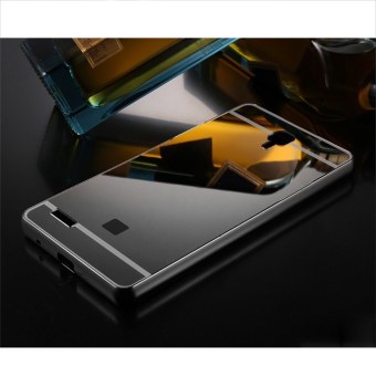 Gambar Case Xiaomi Redmi Note 2 Prime Bumper Metal + Back Case Sliding  BLACK