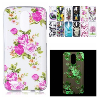 Gambar Cases For LG K10 2017 Flowering Cherry Noctilucence Design Soft TPU  intl