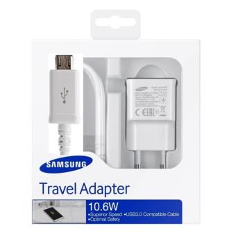 Charger Samsung Original Travel Adapter Charger 10.6W Kabel Micro USB - Putih  