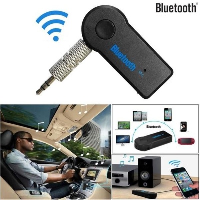 Gambar Charming Details about Wireless Bluetooth 3.5mm AUX Audio StereoMusic Home Car Receiver Adapter Mic   intl