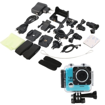 CHEER M20 24fps ULTRA HD 16MP Sport Action cam Camera Mini WiFi Waterproof Webcam Blue - intl  