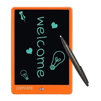 Gambar CHIPSHINE 10 Inch LCD Writing Tablet with Stylus and Stand DigitalDrawing Board Gift for Kids Can Be Used As Office Bulletin BoardFamily Note Daily Planner Learning Tools for Student(Orange)   intl