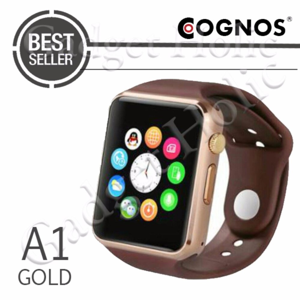 Cognos Smartwatch A1 - GSM TERMASUK BOX - Gold