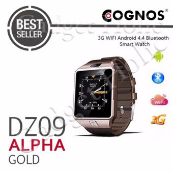 Gambar Cognos Smartwatch DZ09 Alpha 3G Android 4.4 WIFI   Gold