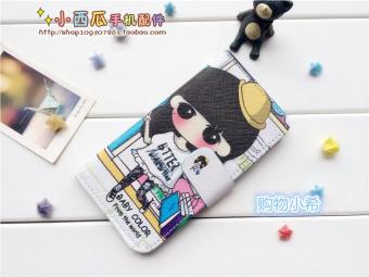 Gambar Coolpad 5891Q Pelindung Lengan Dicat Kartun Handphone Shell