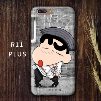 Gambar Crayon oppor11 r11plus kartun untuk pria dan wanita kartun ponsel set telepon shell