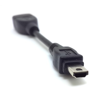 Gambar CY 10cm USB 2.0 OTG cable MINI A Type to USB female Host for Sony2010 Handycam ChenYang