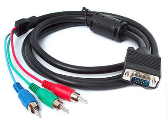 Gambar Dbest Kabel VGA to RCA   Hitam