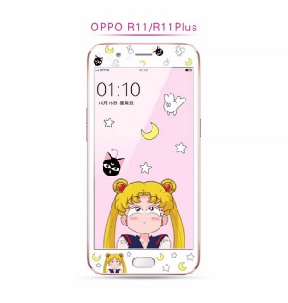Gambar Disney oppor11 r11plus baja warna pelindung layar kartun pelindung layar ponsel