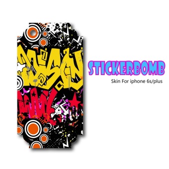 Gambar Ditambah IPhone6 Anti Kulit Stiker Colorful Handphone Film Stiker