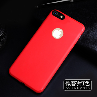 Gambar Ditambah iphone6 silikon penurunan resistensi buram enam soft cover shell telepon