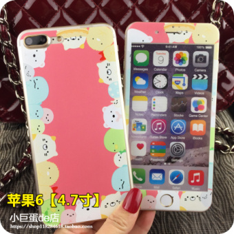 Gambar Ditambah iphone7 3d lega pelindung layar permukaan baja