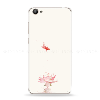 Gambar Ditambah OppoR9s A53 A59 Retro Bantuan Lotus Handphone Shell Soft Cover