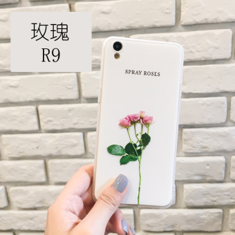 Gambar Ditambah OppoR9s Oppor9 Bunga Handphone Shell