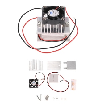 ... DIY Kit Thermoelectric Peltier Cooler Refrigeration Cooling System Heat Sink Conduction Module + Fan + TEC1 ...