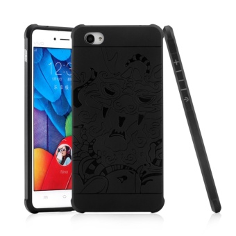 Gambar Dragons Silicone Soft Rubber Slim Back Case for VIVO X5 Pro(Black)  intl