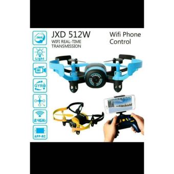 Drone mini ufo JXD 512W micro FPV wifi 2,4Ghz Rc mainan parrotbebop