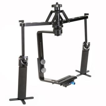 Dual Gimbal Handgrips Steadicam Handheld Mechanical Stabilizer ForCamera - intl